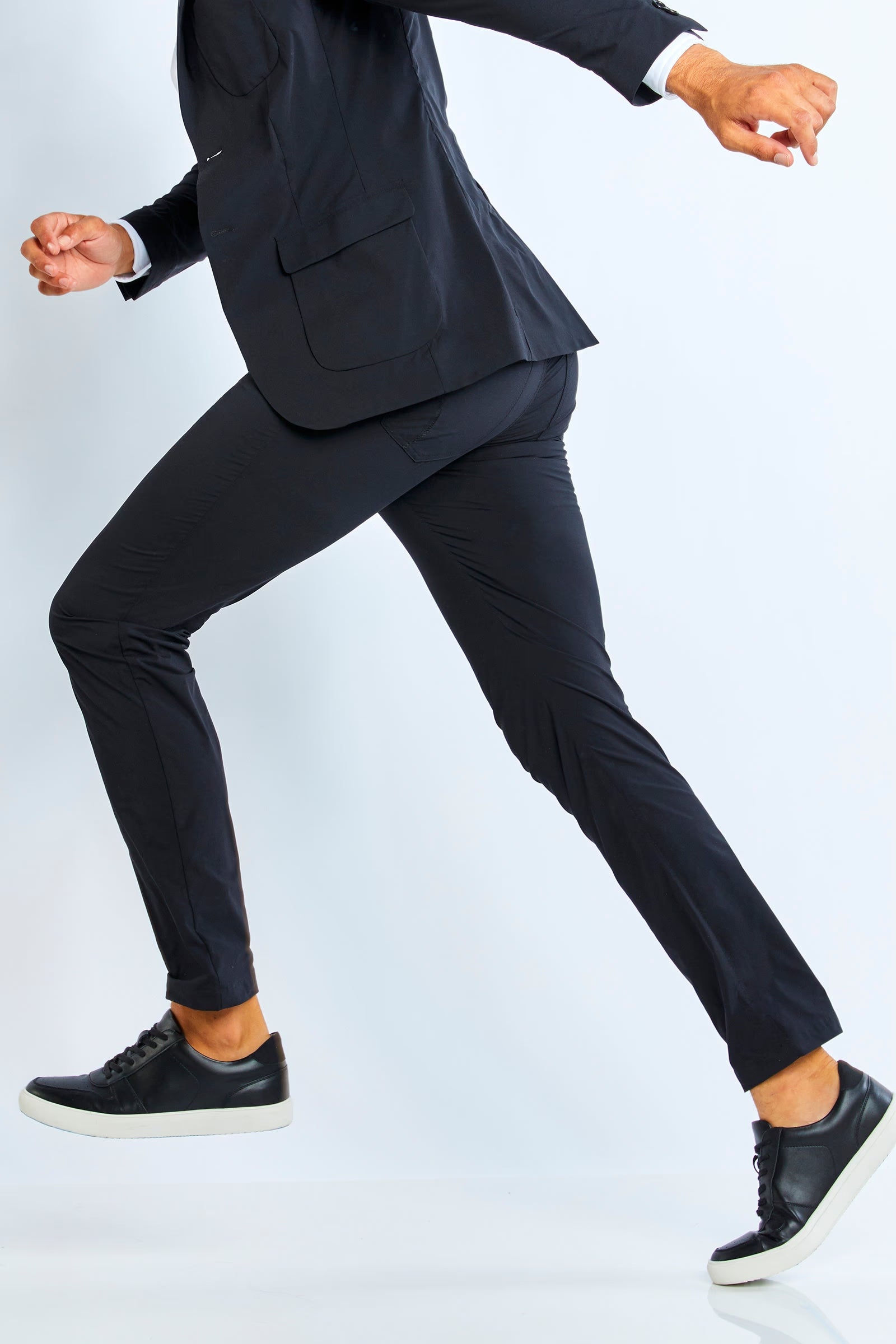Pantalone Slim Tessuto Anti Piega - Alessio