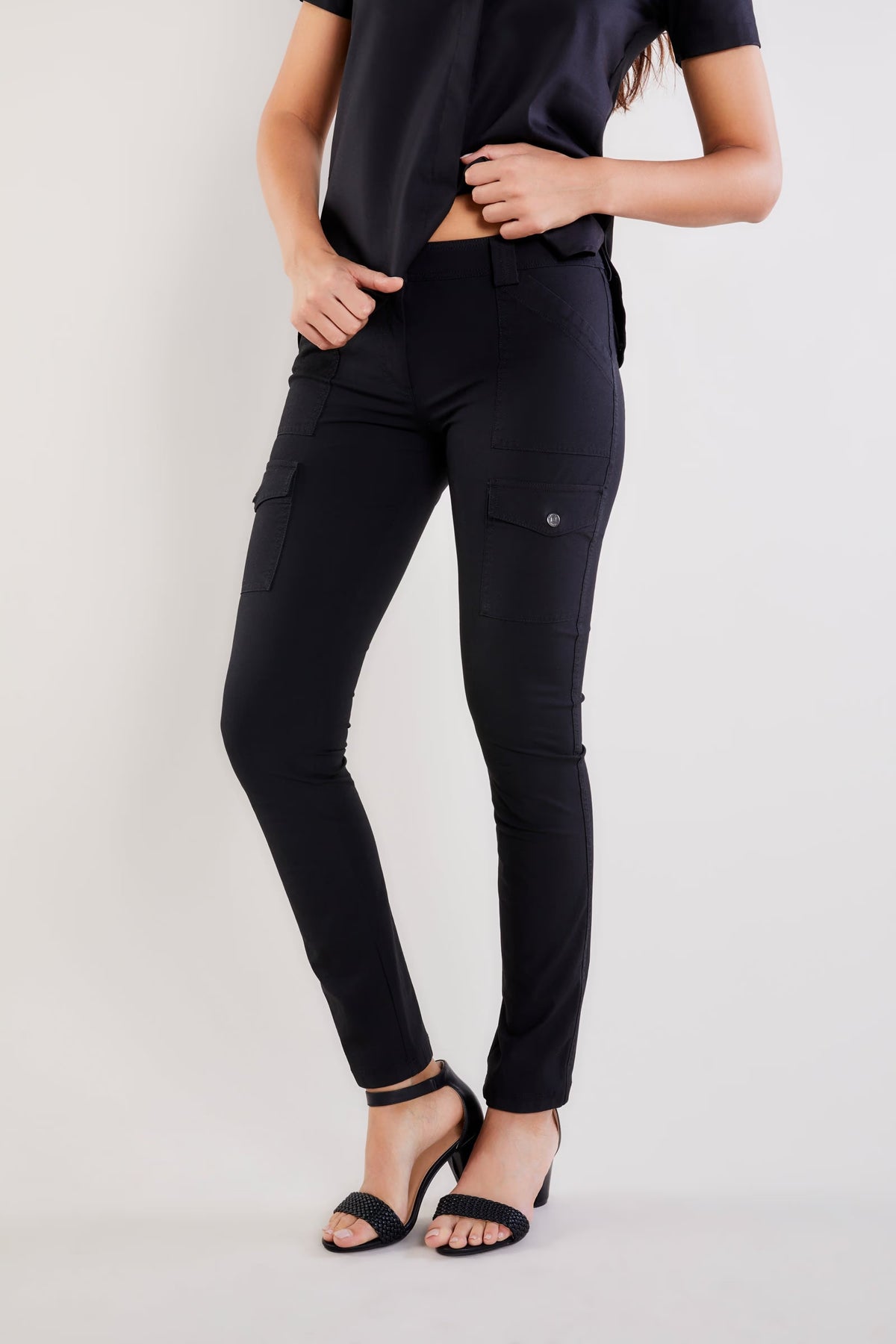 Pantalone Slim Fit - Kate Skinny Cargo Pant