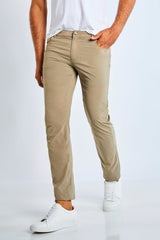 Pantalone Slim Tessuto Anti Piega - Alessio