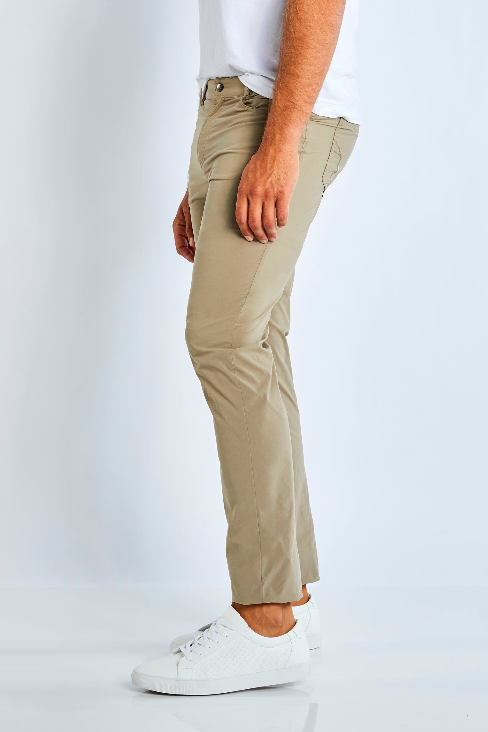Pantalone Slim Tessuto Anti Piega - Alessio