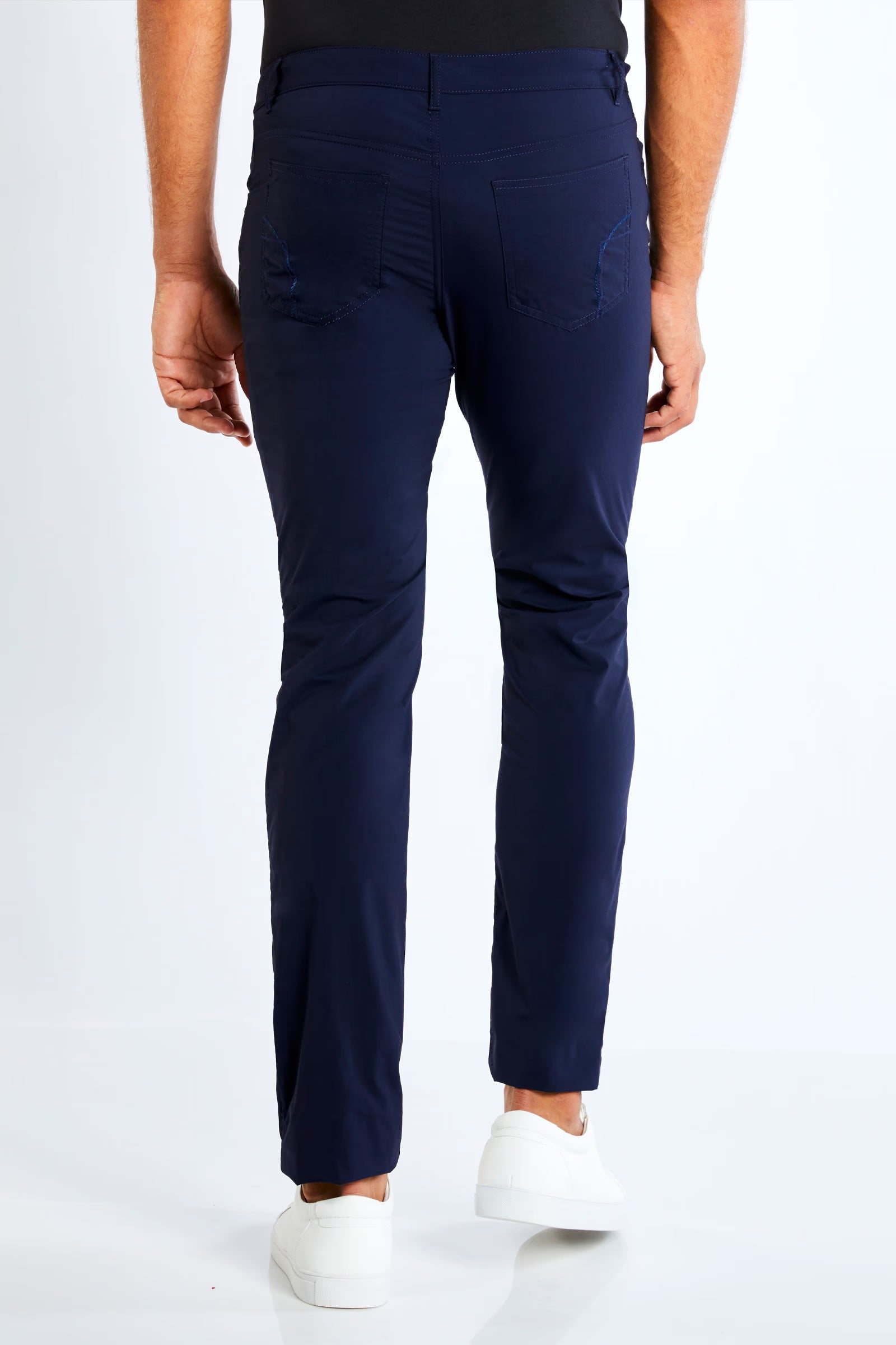 Pantalone Slim Tessuto Anti Piega - Alessio