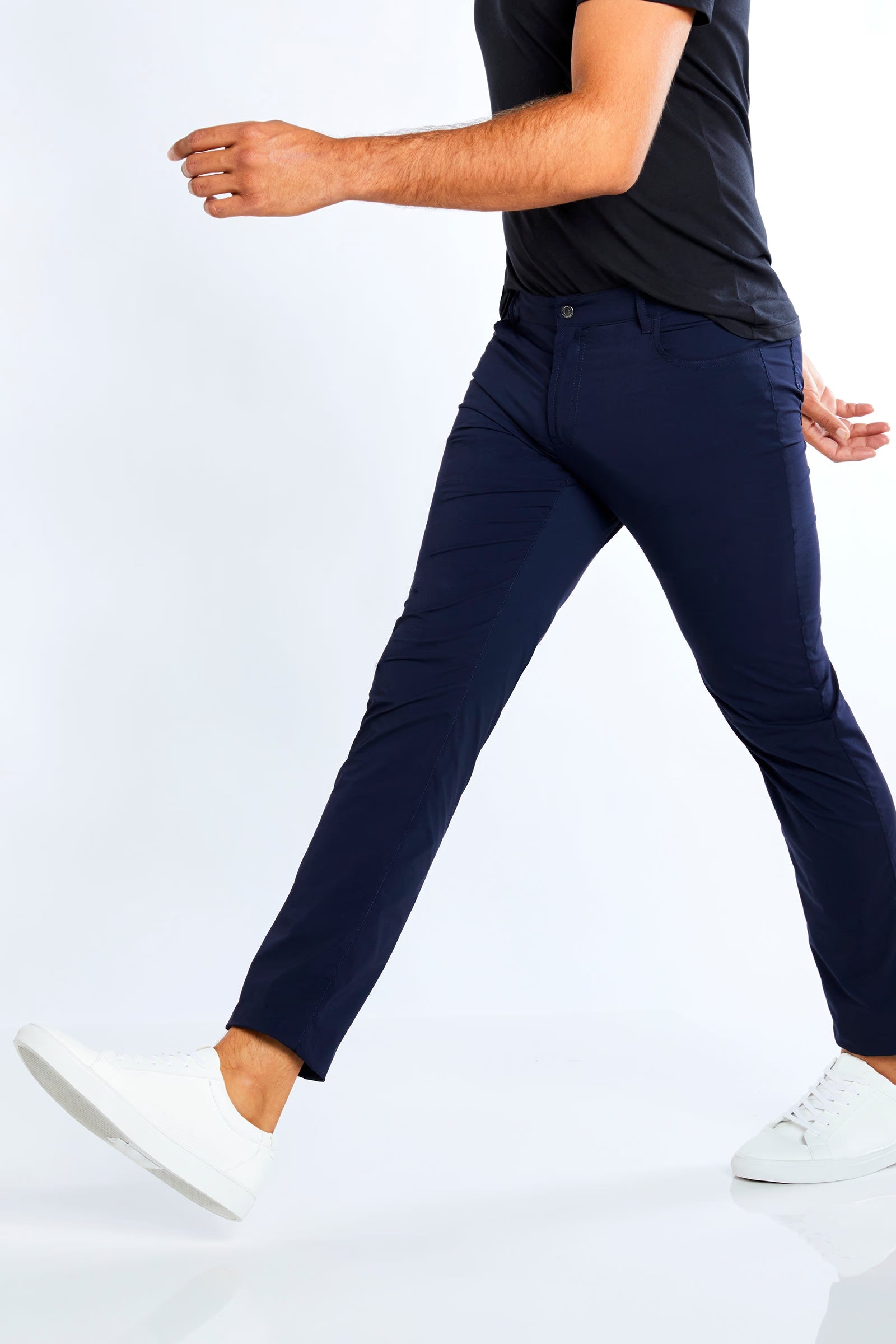 Pantalone Slim Tessuto Anti Piega - Alessio