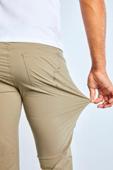 Pantalone Slim Tessuto Anti Piega - Alessio