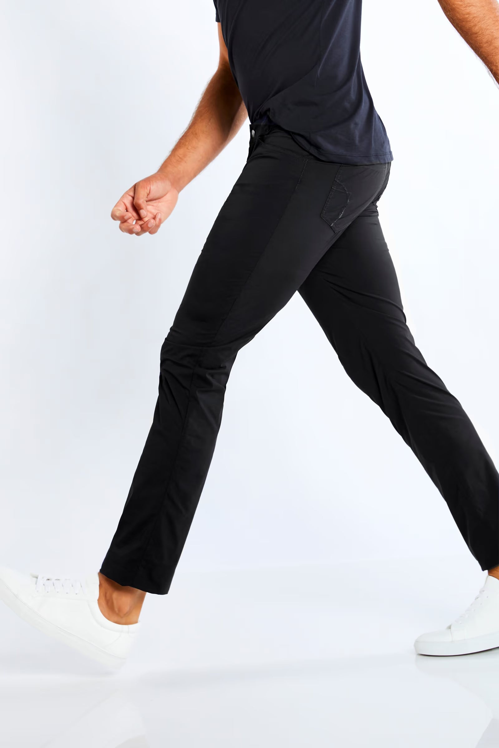 Pantalone Slim Tessuto Anti Piega - Alessio